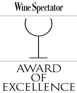 Wine Spectator award of excellence